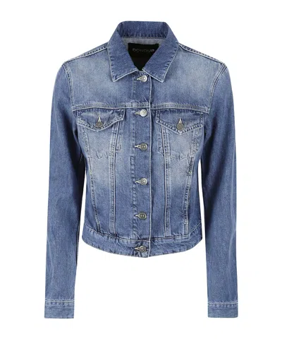 Dondup Denim Jacket In Blue