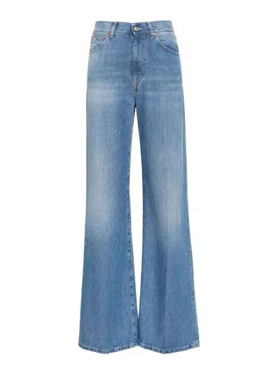 Dondup Amber Flared Jeans In Blue