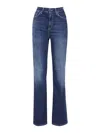 Dondup Cotton Denim Amber In Azul