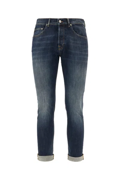 Dondup Cuffed Jeans In Blue