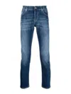 Dondup Mius Low-rise Slim-fit Jeans In Blue