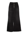 Dondup Stretch Denim Skirt In Black