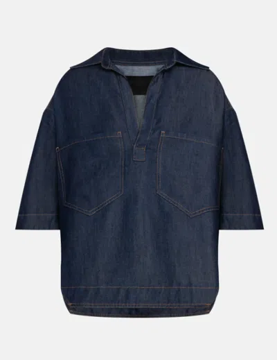 Dondup Denim Regular Shirt In Blue