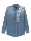 Dondup Denim Shirt In Blue
