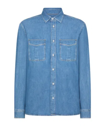 Dondup Denim Shirt In Blue