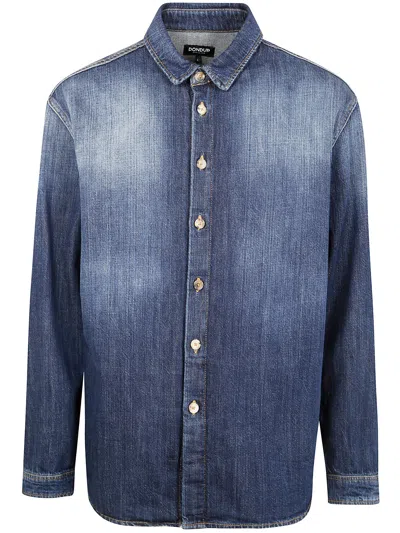 Dondup Denim Shirt In Blue