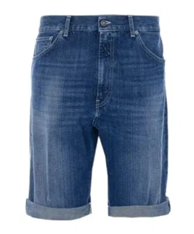 Dondup Denim Shorts In Blue