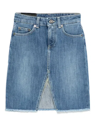 Dondup Kids' Denim Skirt In Blue