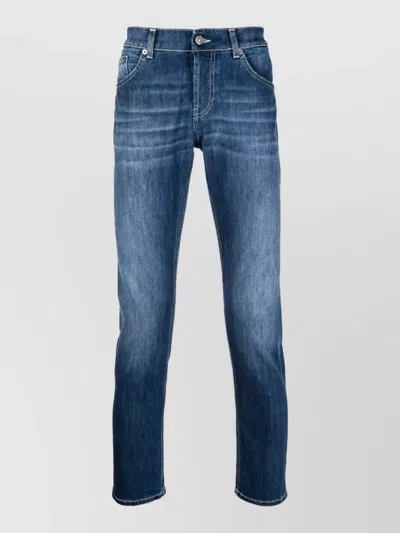 Dondup Denim Straight-leg Trousers In Multi