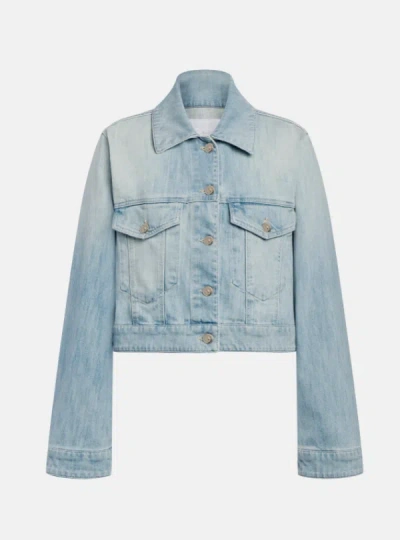 Dondup Denim Stretch Regular Jacket In Blue