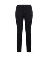 Dondup Denim Trousers With Belt Loops In Black