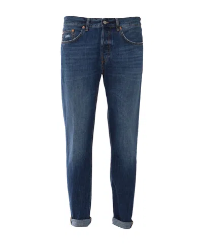 DONDUP DENIM TROUSERS WITH BELT LOOPS