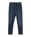 Dondup Denim Trousers With Belt Loops In Blue