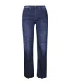Dondup Denim Trousers With Belt Loops In Blue