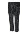 Dondup Denim Trousers With Rivets In Black