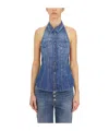 Dondup Denim Top In Blue