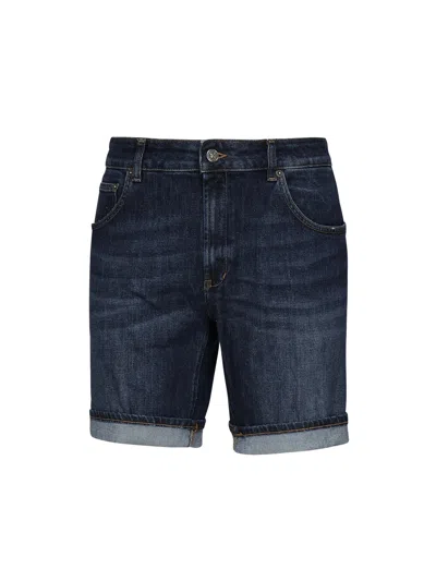 Dondup Derick Stretch Denim Blue Bermuda Shorts