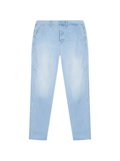 Dondup Diagonal-pocket Jeans In Blue