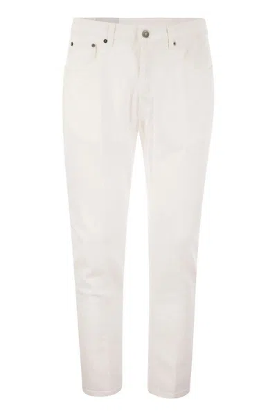 Dondup Dian Carrot Fit Jeans In White