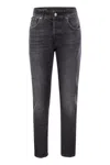 Dondup Pantalone Dian Nero Lavato