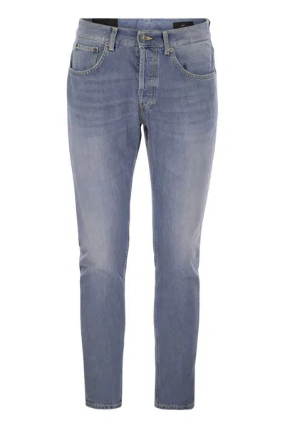 Dondup George Washed Skinny Jeans In Blue