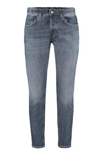 Dondup Dian Tapered Fit Jeans In Blue