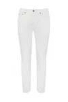 Dondup Dian Carrot Jeans In Bull Stretch In Bianco