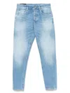 Dondup Jeans With Belt Loops In Blue