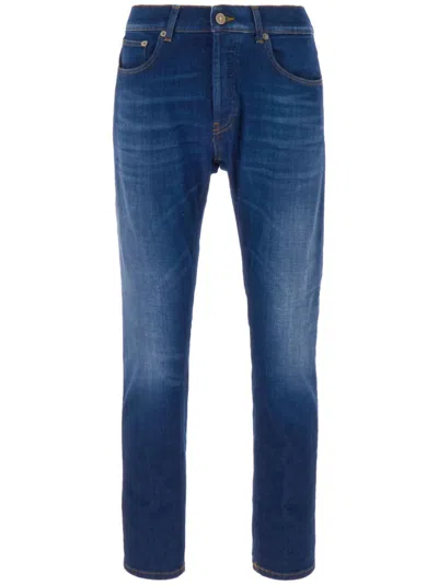 Dondup Stretch Denim Blend Dian Jeans In 800