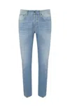 Dondup Distressed Faded Jeans Five Pockets In Denim