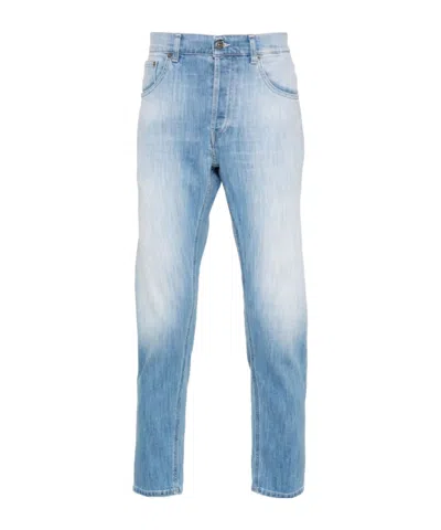 DONDUP DIAN LOGO-PLAQUE JEANS
