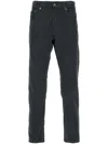 Dondup Dian Mid-rise Slim-fit Trousers In Gray