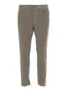 Dondup Dian Tapered-leg Corduroy Trousers In Gray