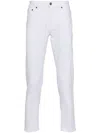 Dondup Carrot Leg Jeans In Durable Cotton Drill In White