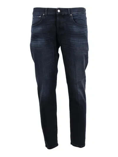 Dondup Dian Slim Fit Tailored Straight-leg Pants In Multi