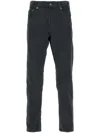 Dondup Dian Mid-rise Slim-fit Trousers In Grey