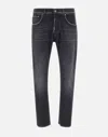 Dondup Dian Slim-leg Jeans In Black