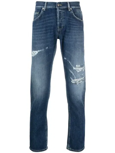 Dondup Distressed-detail Jeans In Blue