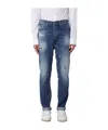 Dondup Distressed-effect Jeans In Blue