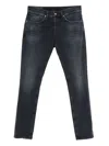 Dondup Distressed-effect Skinny-cut Jeans In Blue