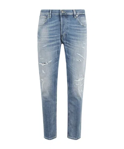 DONDUP DISTRESSED-FINISH JEANS