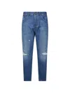 Dondup Distressed Jeans In Blue