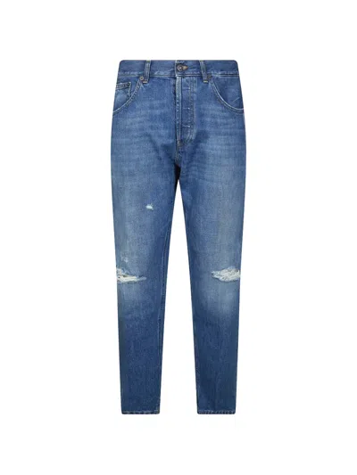 Dondup Distressed Jeans In Blue