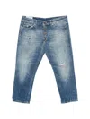 Dondup Distressed Jeans In Blue