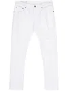 Dondup Distressed Skinny Jeans In White