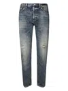 Dondup Distressed Trousers In Blue