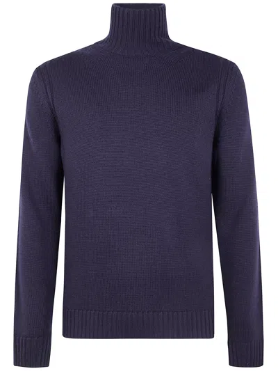 Dondup "dolcevita" Turtle Neck Sweater In White