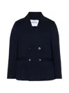Dondup Double-breasted Jacket In Blue