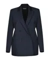 Dondup Double-breasted Suit Jacket In Blue