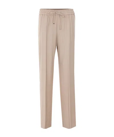 Dondup Drawstring Casual Pants In Neutral